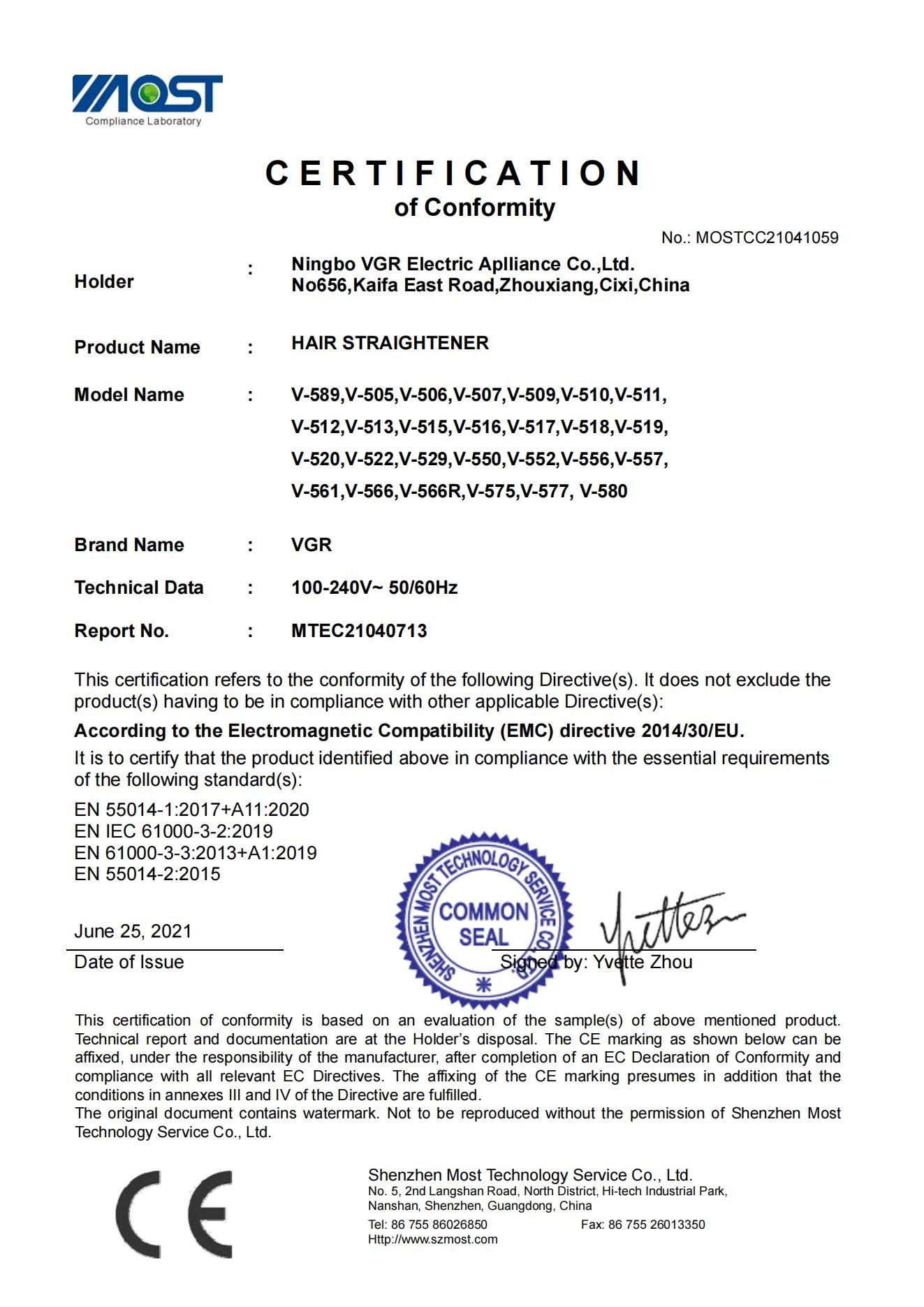 VGR V-498 1200W Cheveux Air Styling Cordon D'alimentation Électrique - الصورة 10