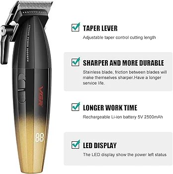 Tondeuse à cheveux professionnelle VGR V-003 Ultra Premium 9000 tr/min - الصورة 3