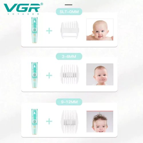 Tondeuse à cheveux pour bébé VGR V-151 Lames en céramique - الصورة 3