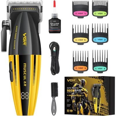 VGR Tondeuse à cheveux 285 Fresh Fade pour homme, 9000 tr/min, tondeuse professionnelle - الصورة 2