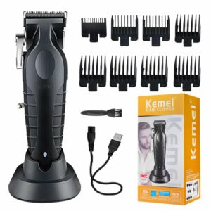 KEMEI km 2296 Tondeuse à cheveux professionnelle sans fil pour homme
