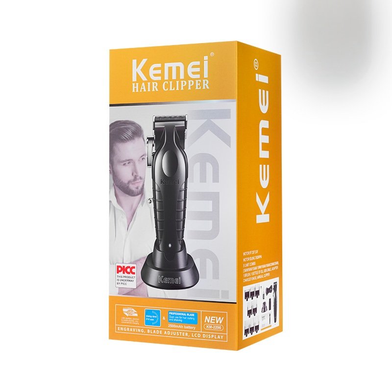 KEMEI km 2296 Tondeuse à cheveux professionnelle sans fil pour homme - الصورة 6