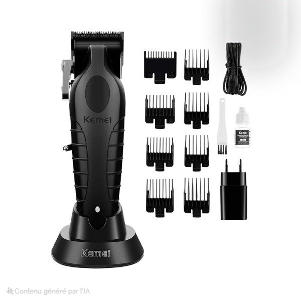 KEMEI km 2296 Tondeuse à cheveux professionnelle sans fil pour homme - الصورة 4