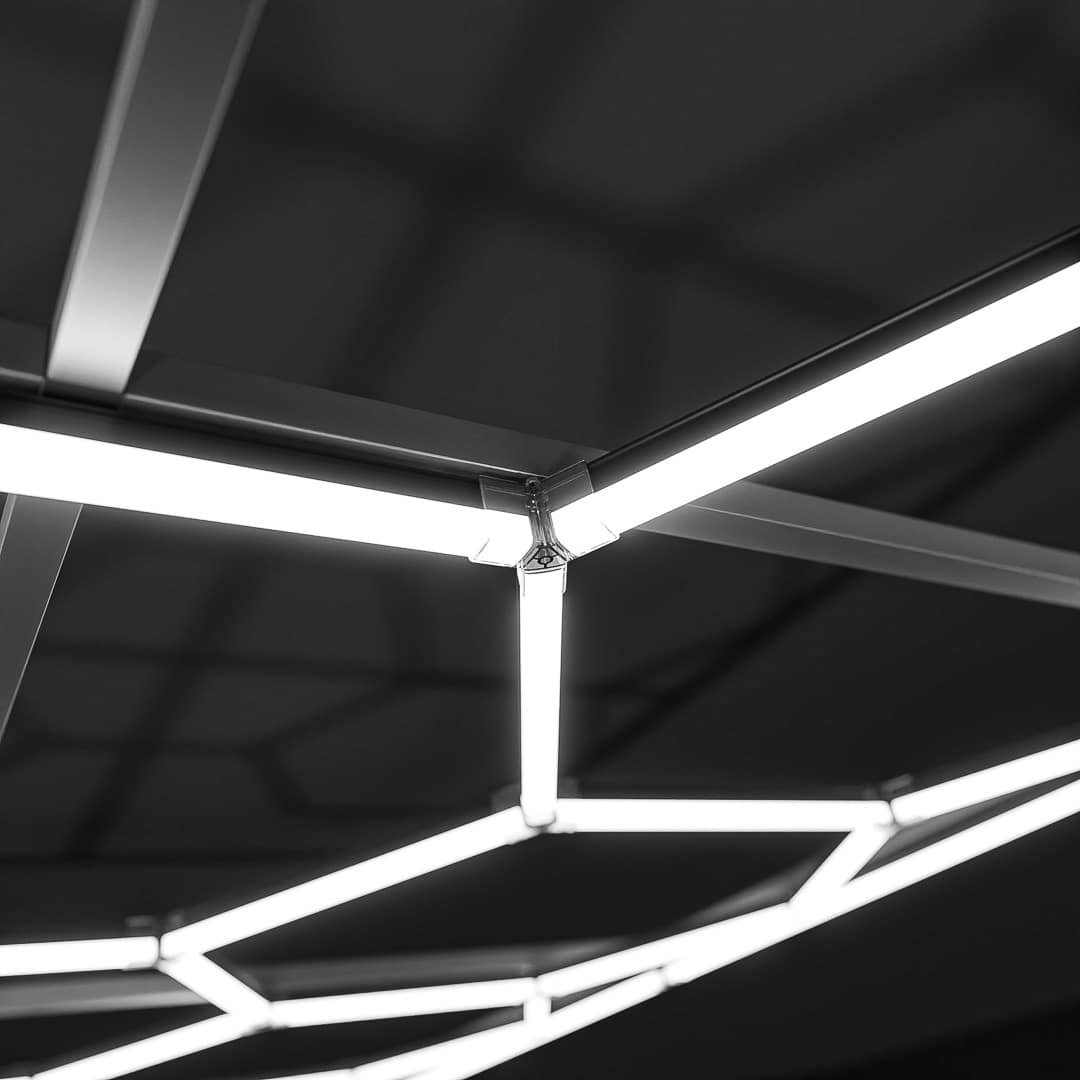 Structure LED Hexagonale 4.80m × 2.40m - الصورة 5