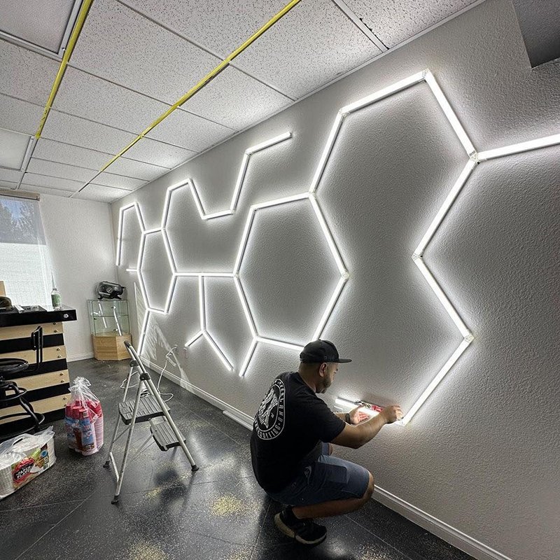 Structure LED Hexagonale 4.80m × 2.40m - الصورة 6