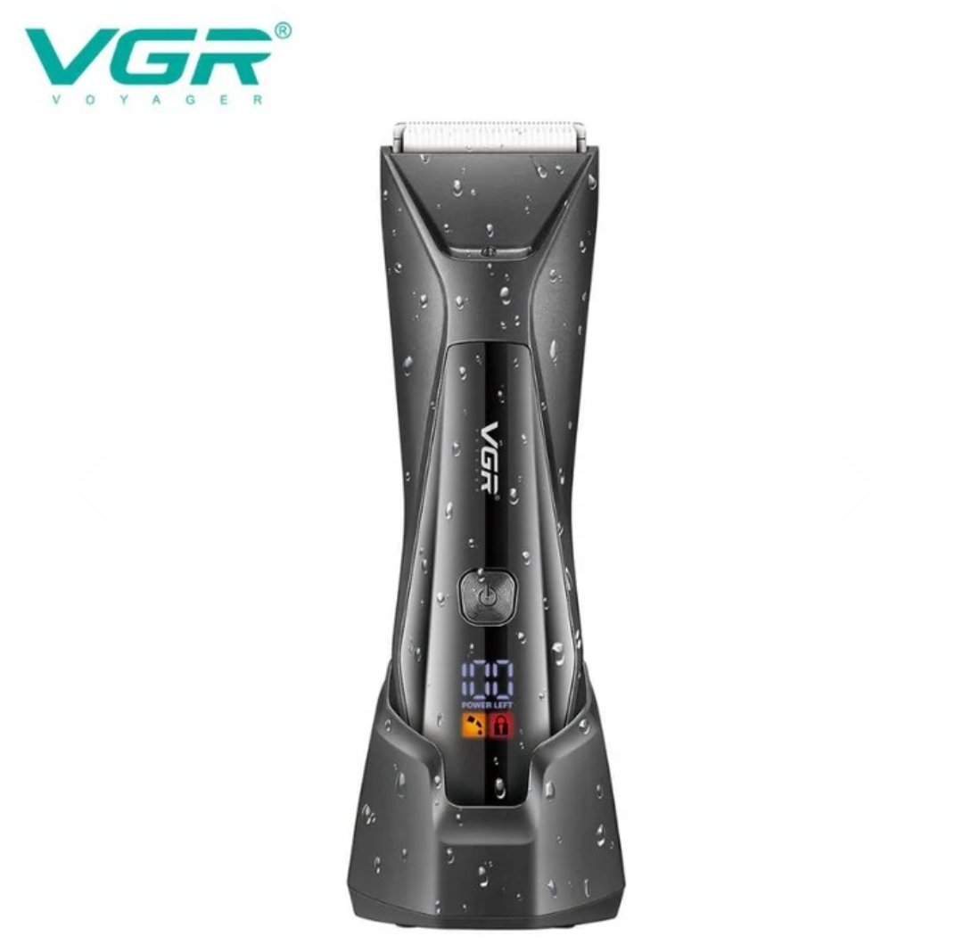 VGR V-938 Professional Cord/Cordless Body Trimmer for full-body grooming (Black) - الصورة 4