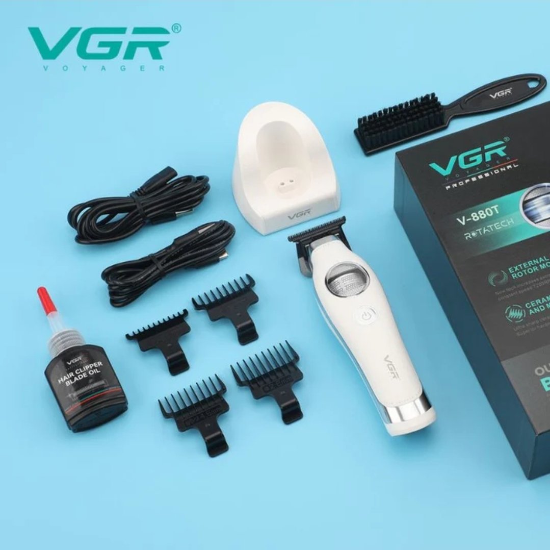 Rasoir et tondeuse professionnels pour la barbe et les cheveux VGR V-880T - الصورة 3
