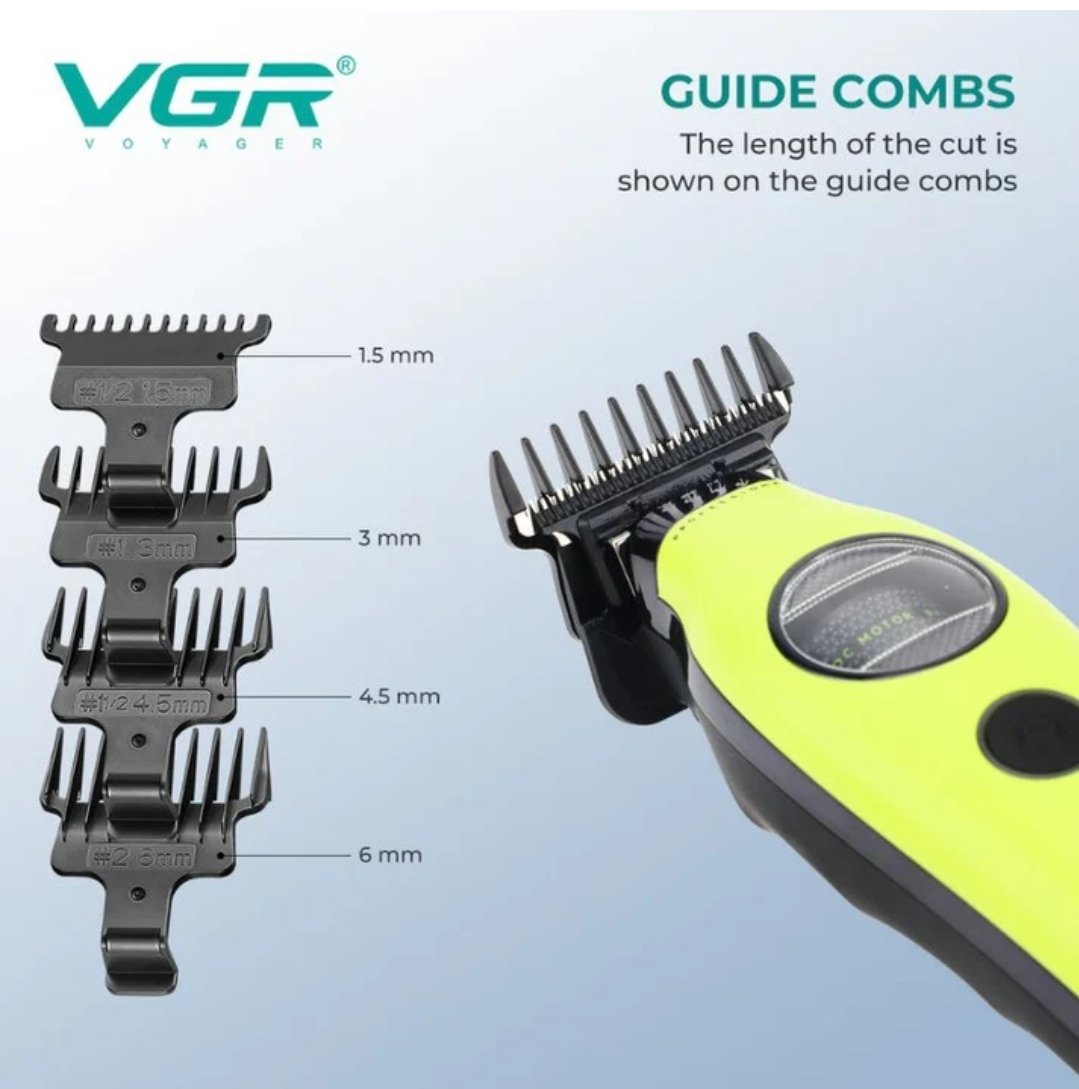 Rasoir et tondeuse professionnels pour la barbe et les cheveux VGR V-880T - الصورة 7