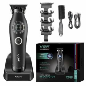 Rasoir et tondeuse professionnels pour la barbe et les cheveux VGR V-880T